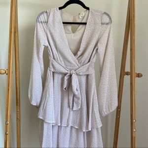 Cheetah print mini dress